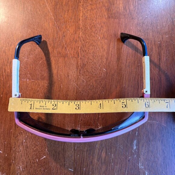 Vintage Uvex Shield Sunglasses Astrospec 3000 Workwear 80s 90s Visor Wrap USA - Picture 8 of 10